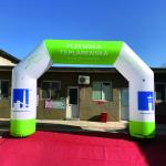 Outdoor Decorative Inflatable Archway Including Air Blower Advertising