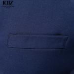 Dark Blue Single-Breasted Suit Vest for Professional Formal Occasions and