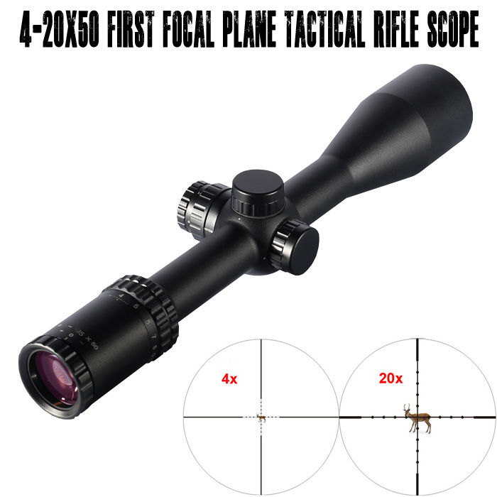 4-20x50mm Tactical Riflescope Illuminated Riflescopes