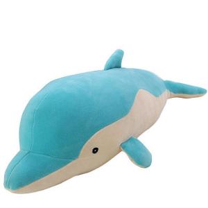 China Large Size Dolphin Soft Toy , Various Color Cotton Dolphin Stuffed Animal factory