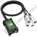4-Channel 3-Pin XLR Audio Snake Cable Stage Recording Studio Female Male Network