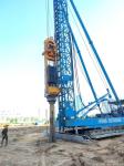 7T Hammer Piling Machine / Concrete Pile Driving Low Fuel Consumption