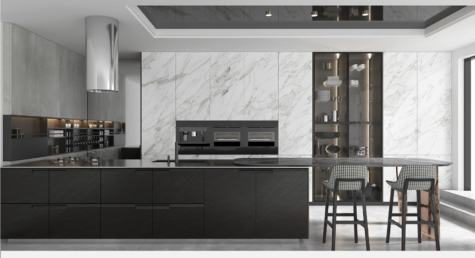 Shaker Style Solid Wood Kitchen Cabinets H900mm 18mm Chip board