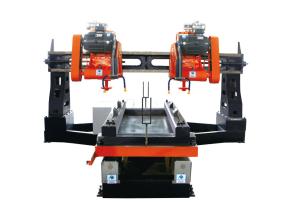 China Four Blade Stone Edge Cutting Machine For Column Slab factory