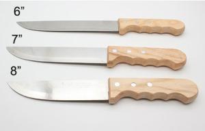 China 6&quot;7&quot;8&quot;Knife With Wooden Handle factory