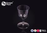 5Oz Biodegradable Clear Plastic Champagne Glasses Disposable Unbreakable