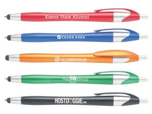 China slim style click fashion advertising pen,easy for branding factory