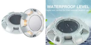 China Aluminum Solar Dock Light 2V / 130MA Solar Panel For Late Night Sailing factory