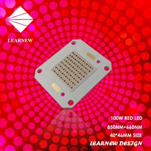 China High Efficacy 660nm 840nm 100watt 4046 COB LED Chips For Sensor Automotive Printer factory