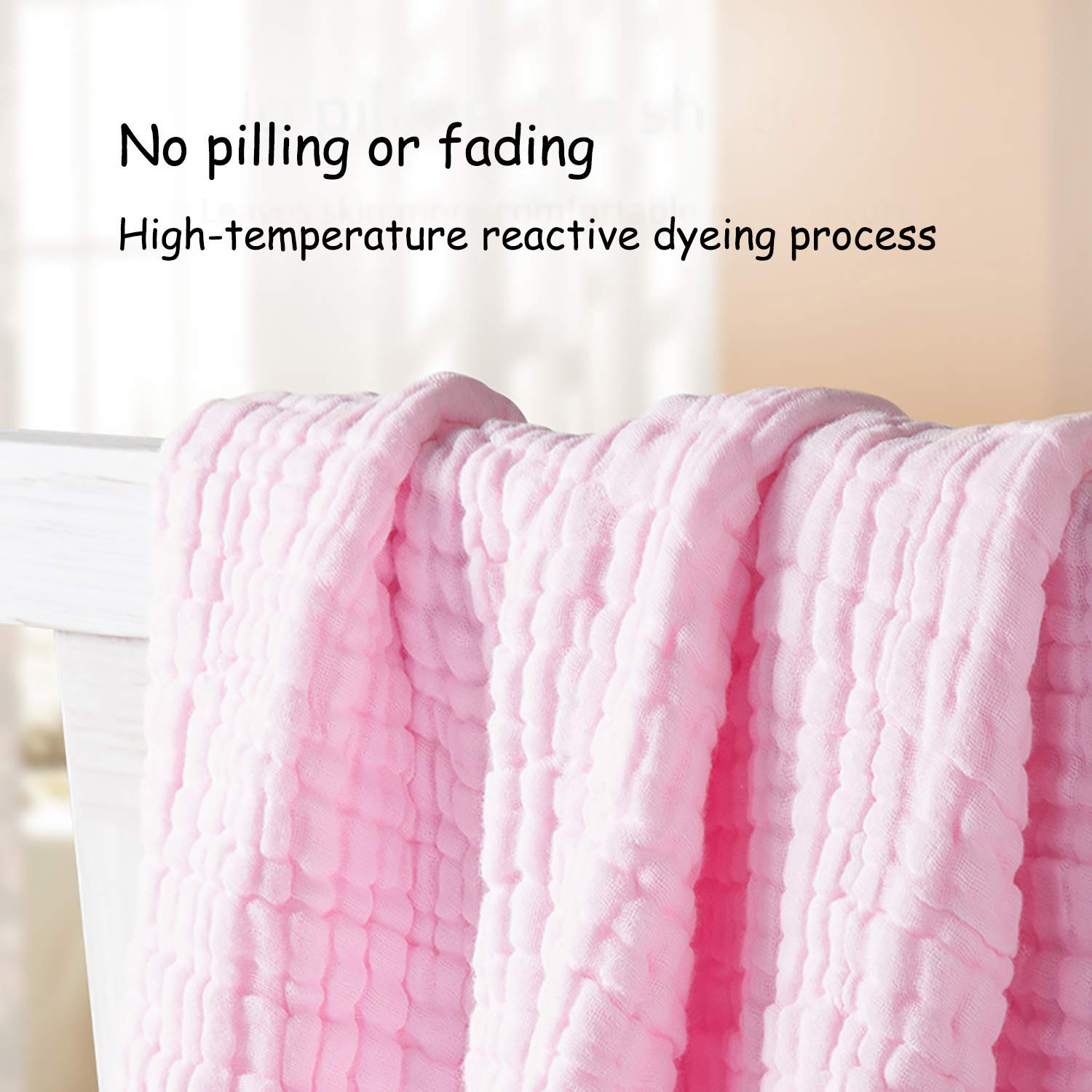 Baby Registry Must-Haves Square Baby Washcloths Set Soft and Gentle 12 x 12 inches
