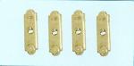 Simple Pastoral European Coffin Hardware Plastic Handle For Funeral Products