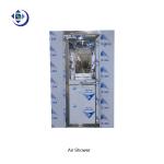 Three Personal Air Shower Room Stainless Steel 304 With Single Leaf Swing Doors