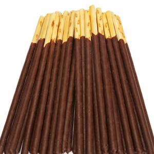China Pocky Chocolate Coated Biscuit Sticks Crispy Sweet Snacks Customization on sale