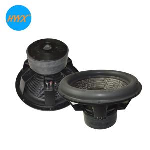 China Carbon Cone 18 Inch 2 Ohms 2000W RMS Car Audio Subwoofer factory