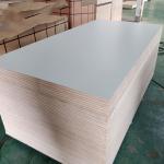 CARB Certified 18mm Wood Grain Melamine Plywood For Kitchen Cabinet