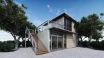 40ft 3 Bedroom Container Homes , Assembled Cabin Prefabricated Container Homes
