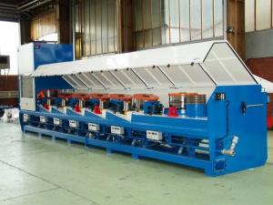 China 15kw Straight Line Wire Drawing Machine For Low Carbon Steel Wire OEM Support factory