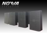 Black Small Church Speakers Systems 1600W With 12" High Power Woofer
