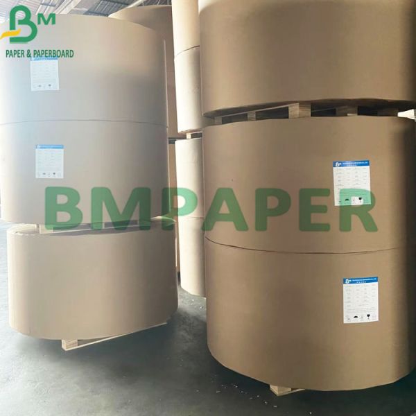 50g - 120g Brown Unbleached Kraft Paper Jumbo Roll For Making Shopping Bags (2) 50g - 120g Brown Unbleached Kraft Paper Jumbo Roll For Making Shopping Bags (2)
