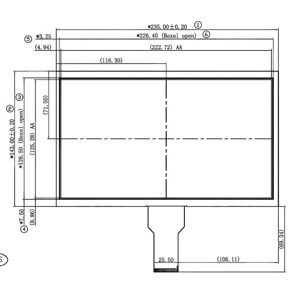 5V 10.1 Inch HD Touch Screen Display Module 1024x600 RoHS Compliant