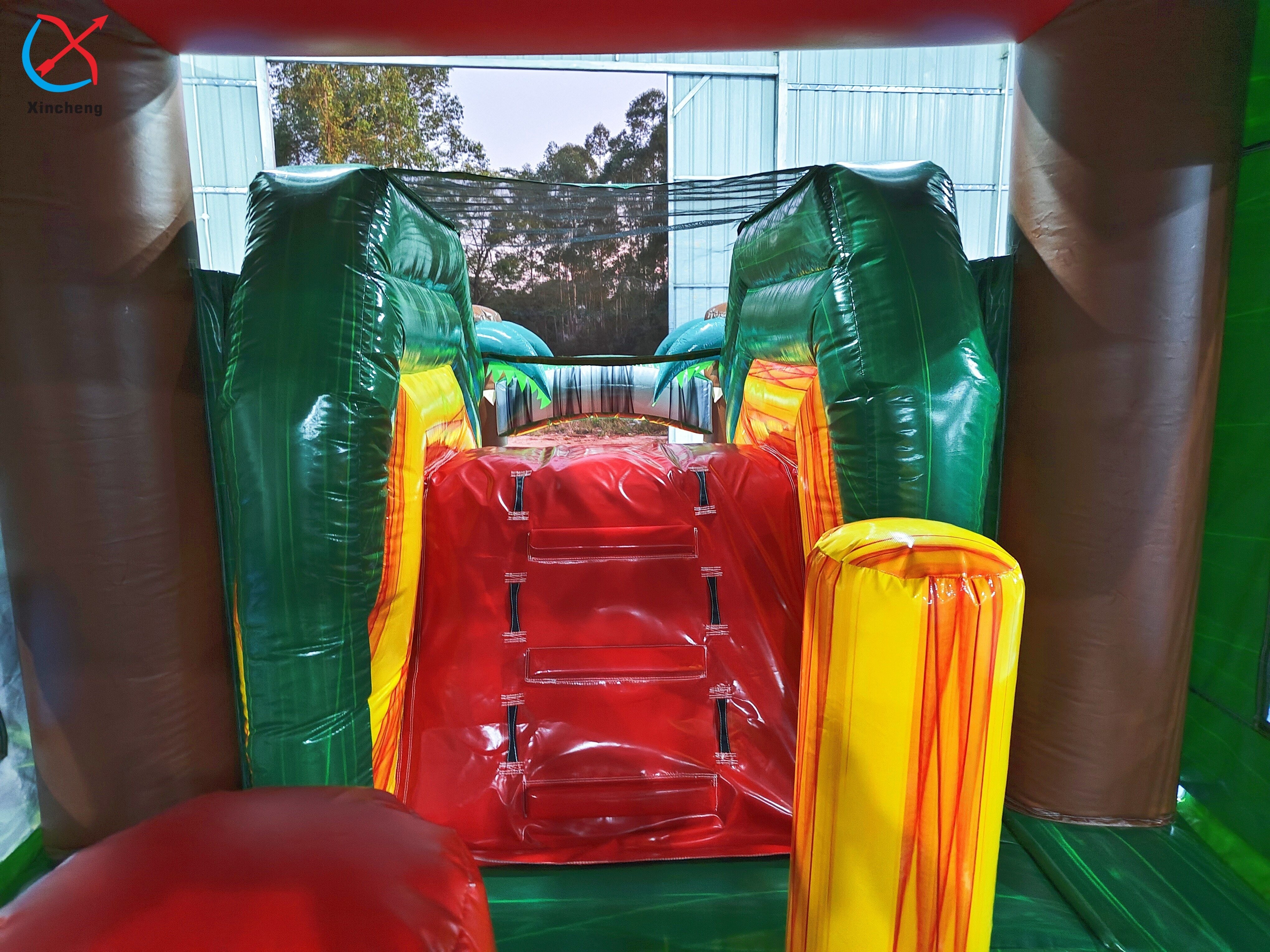 Factory Commercial Inflatable Coconut Trees Nature Themed Jumping Castle