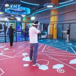 YHY New Launched 4 Players VR Shooting Simulator with 360 Free Roam and