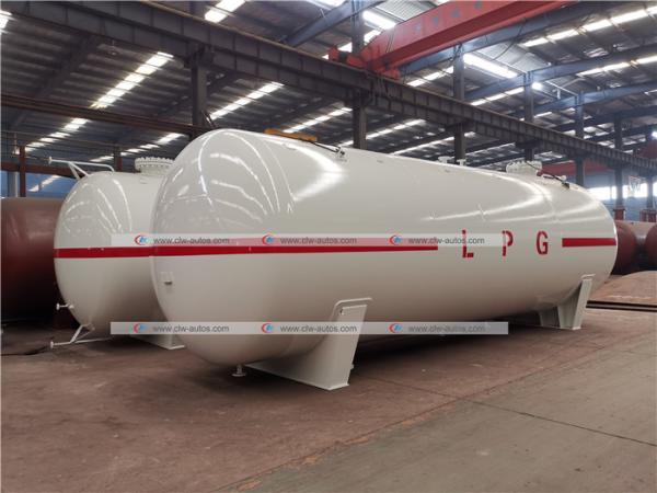 50cbm 25mt 25tons LPG Storage Tanks Gas Filling Plant Tank for Cooking Gas