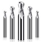 Aluminum Ball End Mill Cutter Tungsten Carbide CNC Milling Cutter