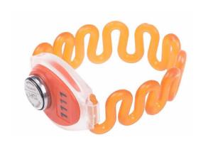 China Diameter 65Mm ABS RFID Wristbands For Guard Tour System factory
