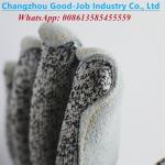Cow Split Leather Cut Resistant HPPE Anti Cut 13G Thickened Finger Covered