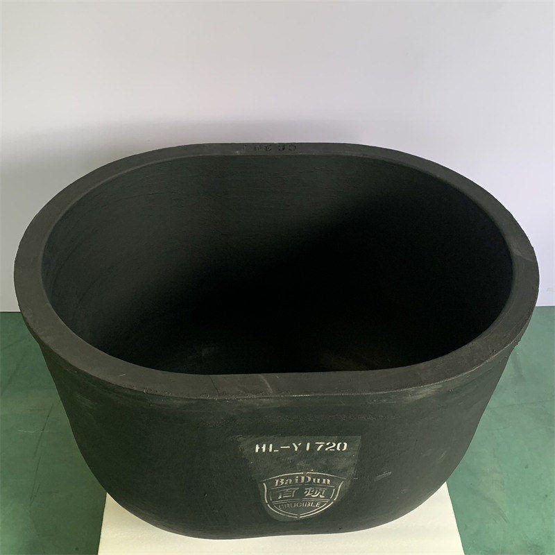 Aluminum Melting Metal Recycling Silicon Graphite Crucible Cylindrical