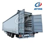 14000mm Curtain Trailer for Russia Market Steel Main Beam 500mm Hight Europe