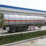 Stainless Steel Edible Oil Tank Semi Trailer For Edible Oil Transport 33Kl - 47K