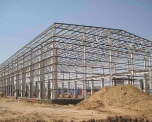 China Industrial Steel Portal Frame Building / Light Steel Construction Sandwich Panel Wall factory