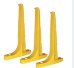 Light Weight FRP Pultruded Profiles Fiberglass Bracket Acid Resistance,Yellow
