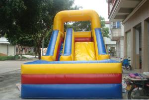 China Inflatble Slide / inflatable water / dry slide 0.5mm PVC Tarpaulin factory