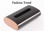 Luxury Home Anti Scratch Glossy Carbon Fiber Tissue Box