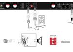 12" 15" Outdoor Audio Amplifier For Passive Speakers