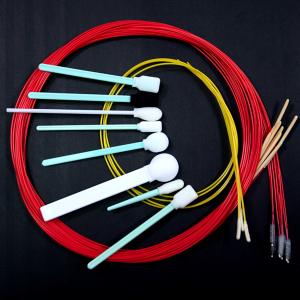 China High Absorbent Camera Solvent Cleaning Swabs ESD Safe Handle Easy To Use factory