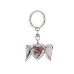Sunflower Shape Sublimation Key Chain Blanks Angel Wings Keyring For Heat