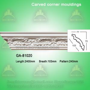 China Home decorative material Polyurethane carved panel moulding factory