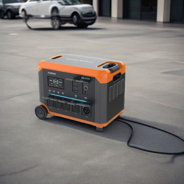 Smart Portable Solar Generator 6000W For EV Charging Home Backup System for