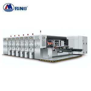 China 6 Color Carton Box Flexo Printing Machine High Speed Slotter Die Cutter factory
