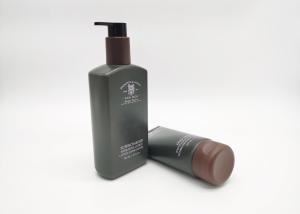 China Silk Screen Printing Gradient Black Hdpe Plastic Bottles factory