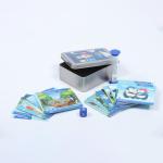 Colorful Puzzle Pattern Playing Cards With Traditional Court Cards