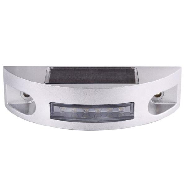 Roadway Safety Solar Cast Aluminum Semicircle Road Stud Cat Eye for Traffic