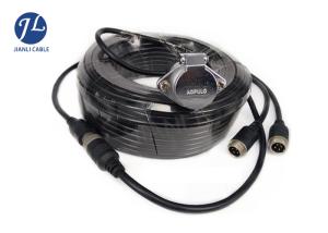 China Car Backup Surveillance Camera Extension Cable With Metal 5 Pin Connector Customized factory