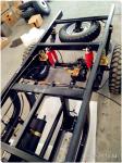 1500kgs Loading RED 200CC Cargo Tricycle With Oil Brake