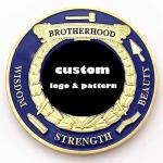 2D 3D Custom Logo Coins Soft Enamel Navy Commemorative Coins Customized