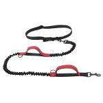 Pet Reflective Two Hand Handle Leash Hands Free Outdoor Portable Running Dog